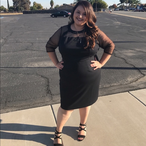lane bryant plus size black dresses